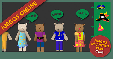 Juegos infantiles online: Disfraces