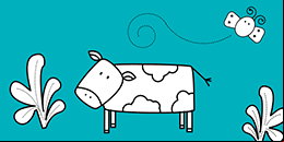 Dibujos para colorear online: Pintar animales en el campo
